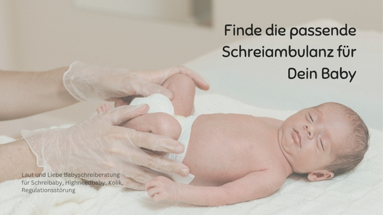 Finde die Schreiambulanz in der Nähe. Schreibabyambulanz.
Laut und Liebe Babyschreiberatung für Kolik, Dreimonatskoliken, Schreibaby, Highneedbaby und Regulationsstörung.