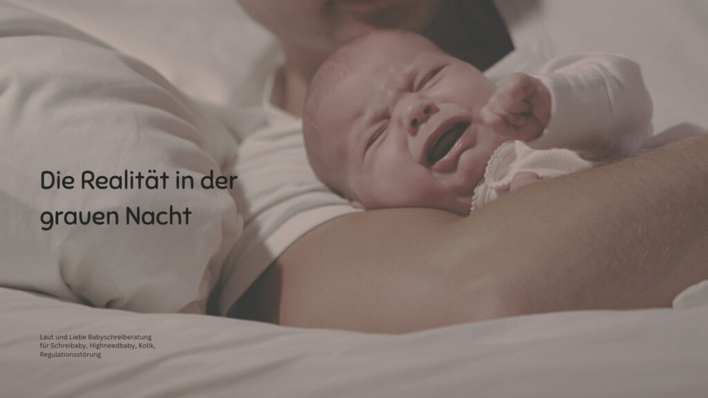 Baby schläft nicht. Müde Eltern. Nächste Babyzeit wieder so schlimm? Zweites Kind auch ein Schreibaby? Schreibaby erblich? Kinderwunsch. Laut und Liebe Babyschreiberatung für Highneedbaby, Kolik, Dreimonatskoliken, Regulationsstörung.