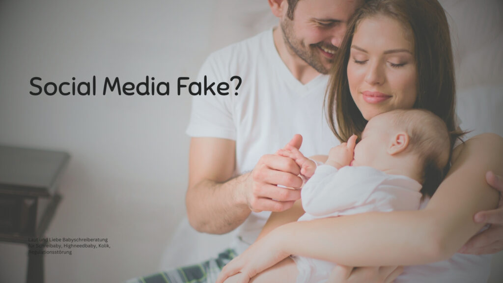 Social Media Fake! Nächste Babyzeit wieder so schlimm? Zweites Kind auch ein Schreibaby? Schreibaby erblich? Kinderwunsch. Laut und Liebe Babyschreiberatung für Highneedbaby, Kolik, Dreimonatskoliken, Regulationsstörung.