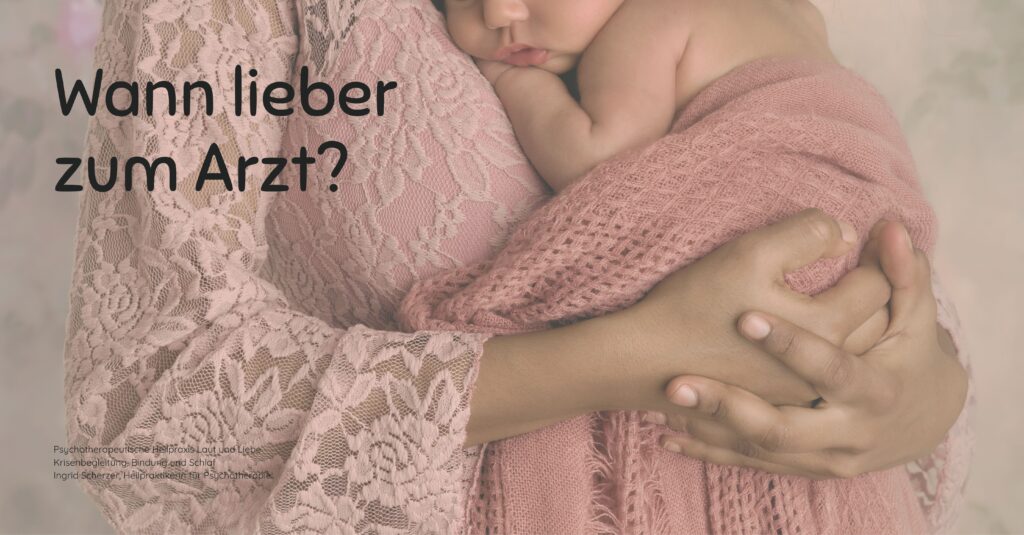Baby erkältet: Hilft Tragen wirklich gegen den Schnupfen? Kinderarzt. Psychotherapeutische Heilpraxis Laut und Liebe Krisenbegleitung, Bindung und Schlaf Ingrid Scherzer, Heilpraktikerin für Psychotherapie Schreibaby, Kolik, Highneedbaby, Regulationsstörung.
